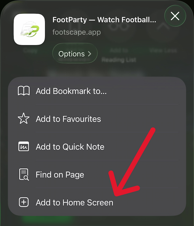 Step 3: Add to Home Screen